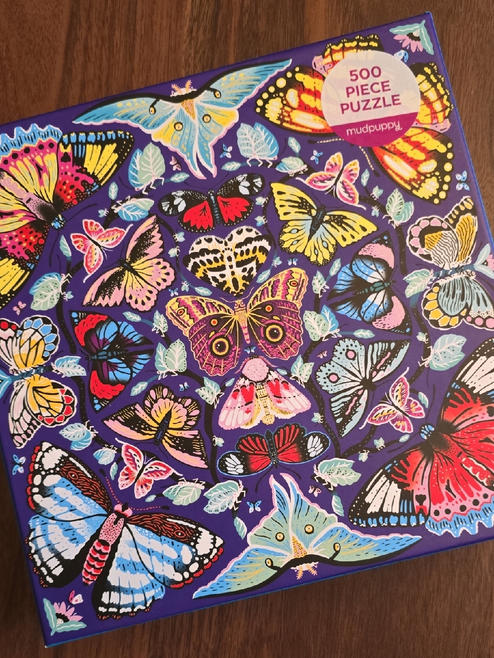 Mudpuppy Kaleido-Butterflies 500-Piece Puzzle